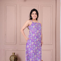 Elegant Cotton Suit Set with Kota Doria Dupatta