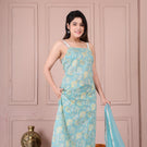 Elegant Cotton Suit Set with Kota Doria Dupatta