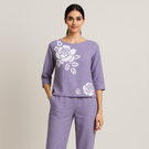 Floral Print Two-Piece Co-ord Set for Women