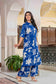 Women’s Floral Printed Cotton Kurta Set with Pants