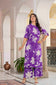 Women’s Floral Printed Cotton Kurta Set with Pants