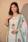 Floral Block Print Cotton Suit Set with Dupatta