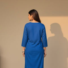 Floral Elegance Kurti Set