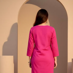 Floral Elegance Kurti Set