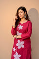 Floral Elegance Kurti Set