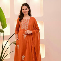 Festive Wear Embroidered Anarkali Suit Set