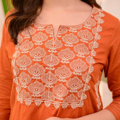 Festive Wear Embroidered Anarkali Suit Set