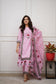 Floral Block Print Cotton Suit Set with Dupatta