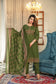 Embroidered Kurta Pant Set with Printed Dupatta