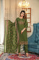 Embroidered Kurta Pant Set with Printed Dupatta