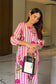 Women’s Striped Floral Cotton Kurta Set