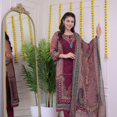 Premium 3-Piece Muslin Kurta Set for Women