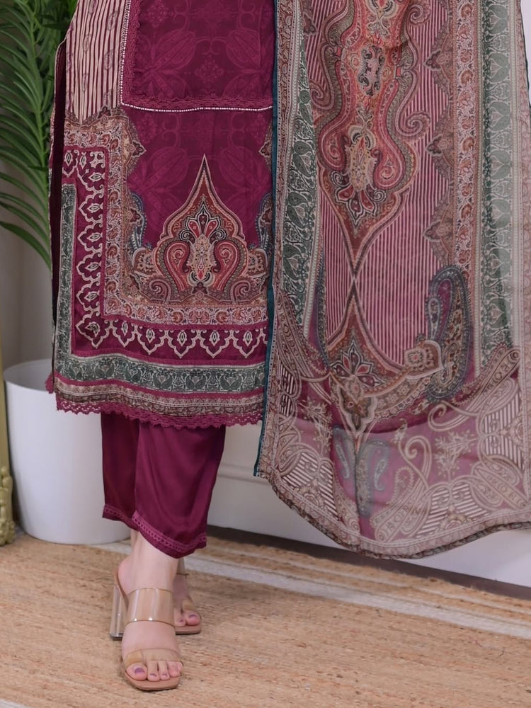 Premium 3-Piece Muslin Kurta Set for Women