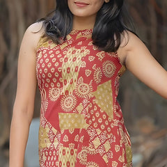 Tushita Multicolor Patch Printed Cotton Co-ord Set