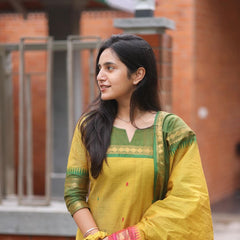 Elegant Ethnic Kanchi Cotton Suit Set