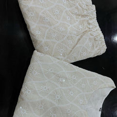 Anarkali Set Cotton Kurta With Embroidery